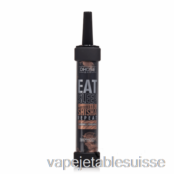 Vape Suisse Vapmod Dhose Bar 12000 Popcorn Jetable Au Caramel